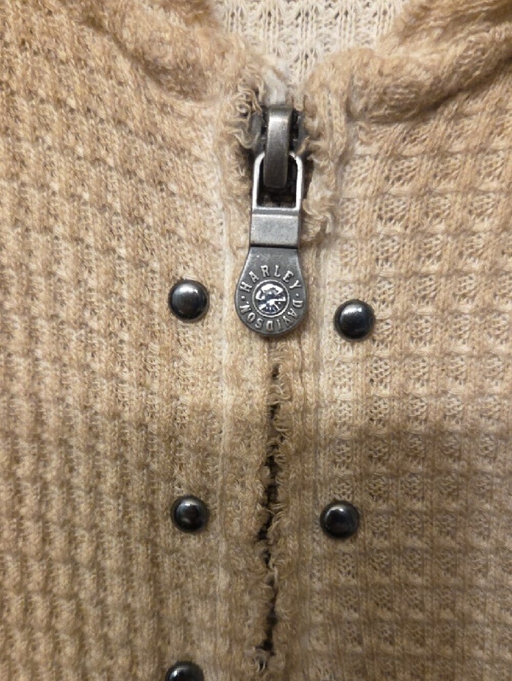 😎Host Pick😎Harley-Davidson Knit Zip Hoodie with Floral Accents - Picture 2 of 16